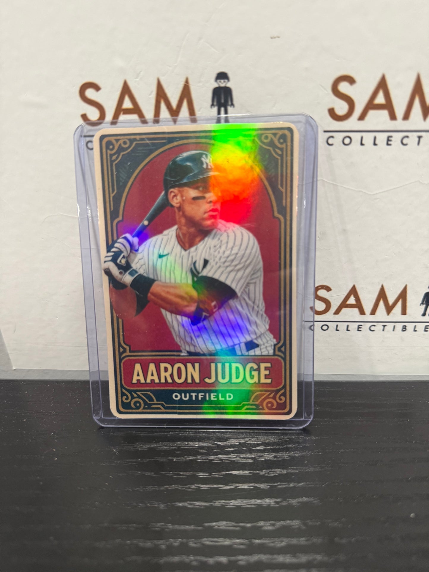 Aaron Judge Double-Sided HOLO Trading Card – Limited Edition! +sleeve protector