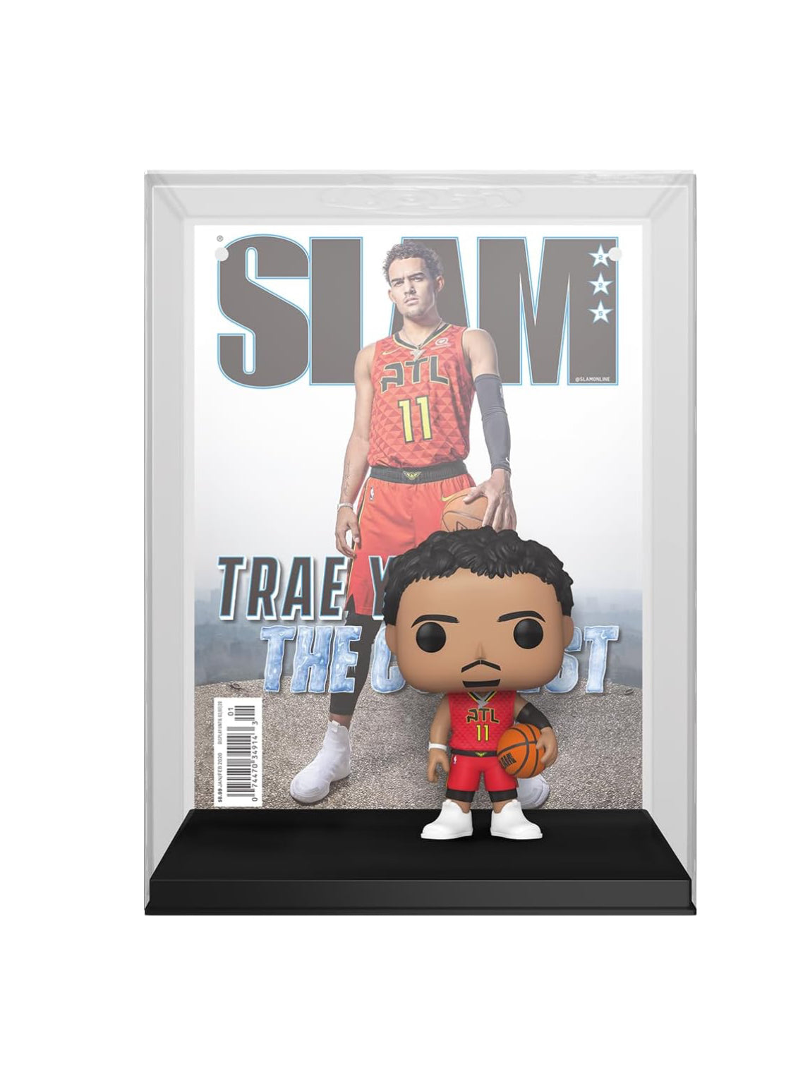 NBA SLAM Trae Young Funko Pop! Cover Figure #18 with Case