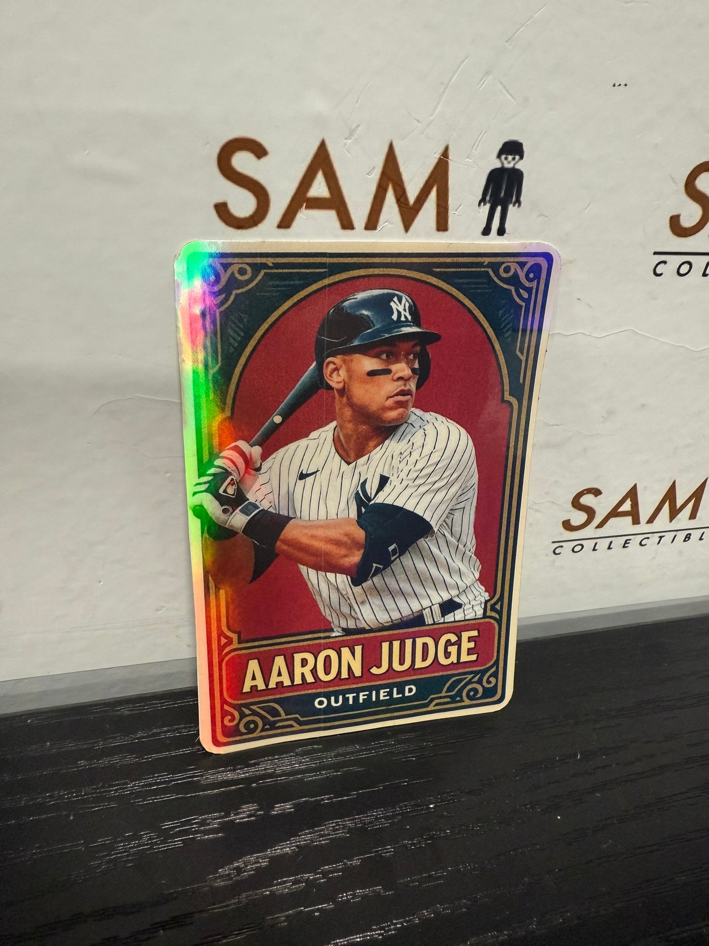 Aaron Judge Double-Sided HOLO Trading Card – Limited Edition! +sleeve protector