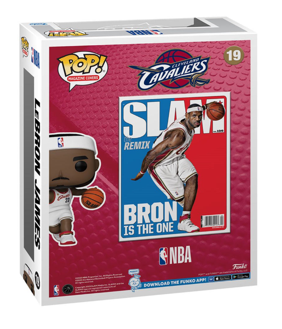 NBA SLAM LeBron James Funko Pop! Cover Figure #19