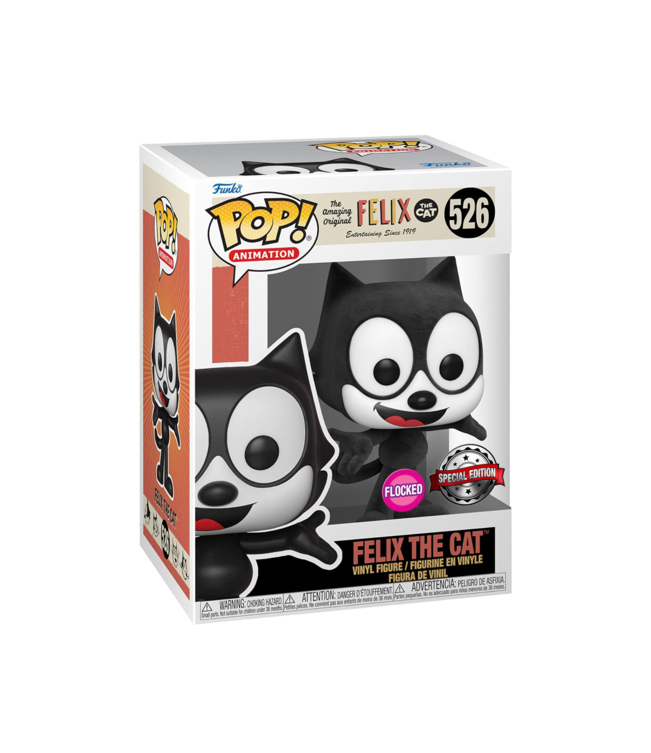 Funko Pop! Felix The Cat (Flocked) #526 - Special Edition