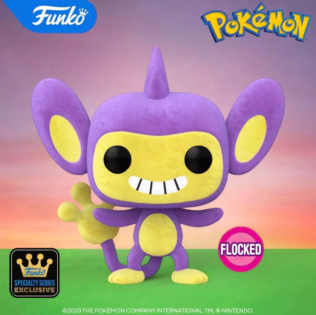Funko Pop! Pokemon Aipom (Flocked) #947 - Specialty Series