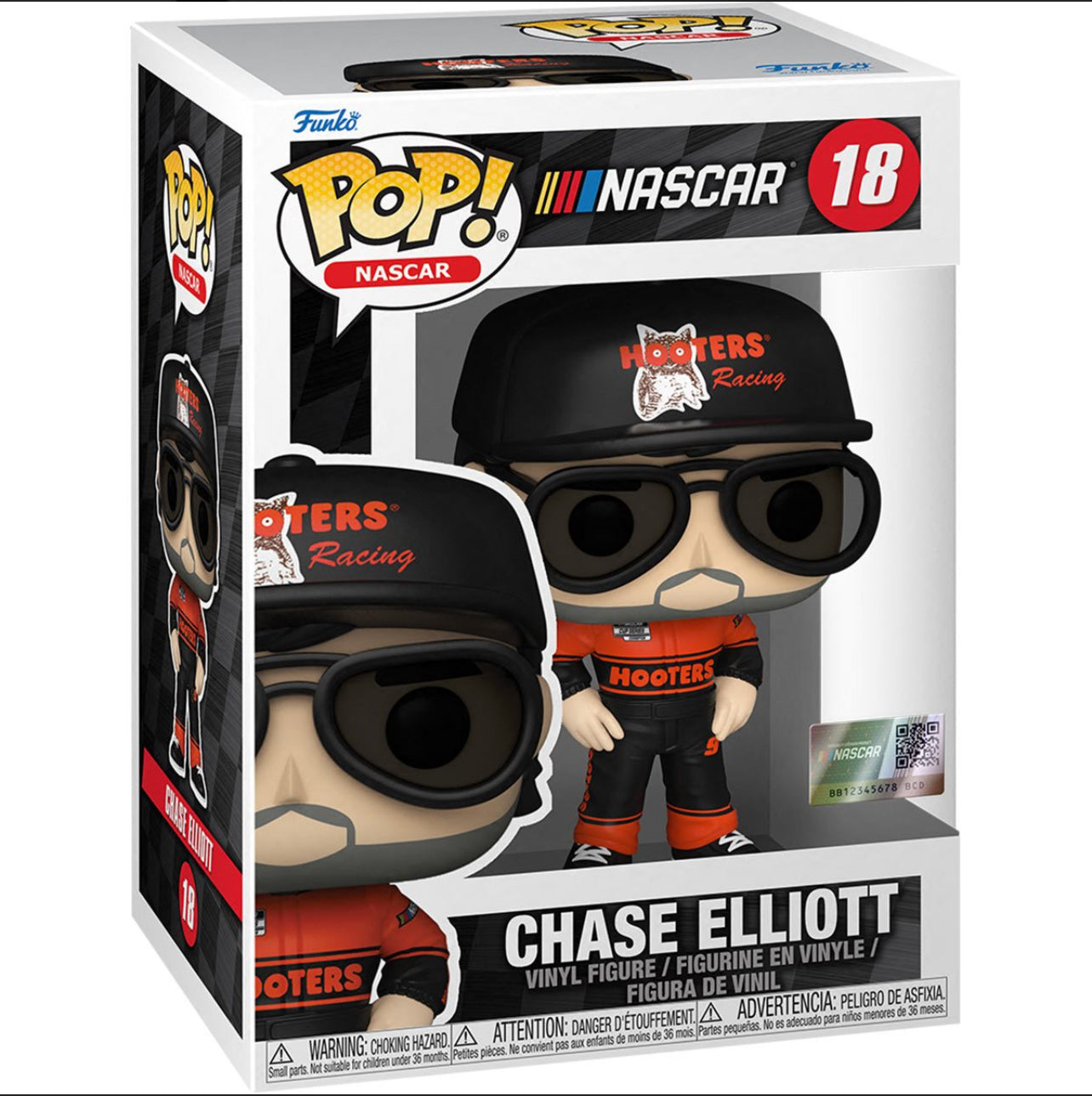 Funko Pop! NASCAR Chase Elliot (Hooters) #18