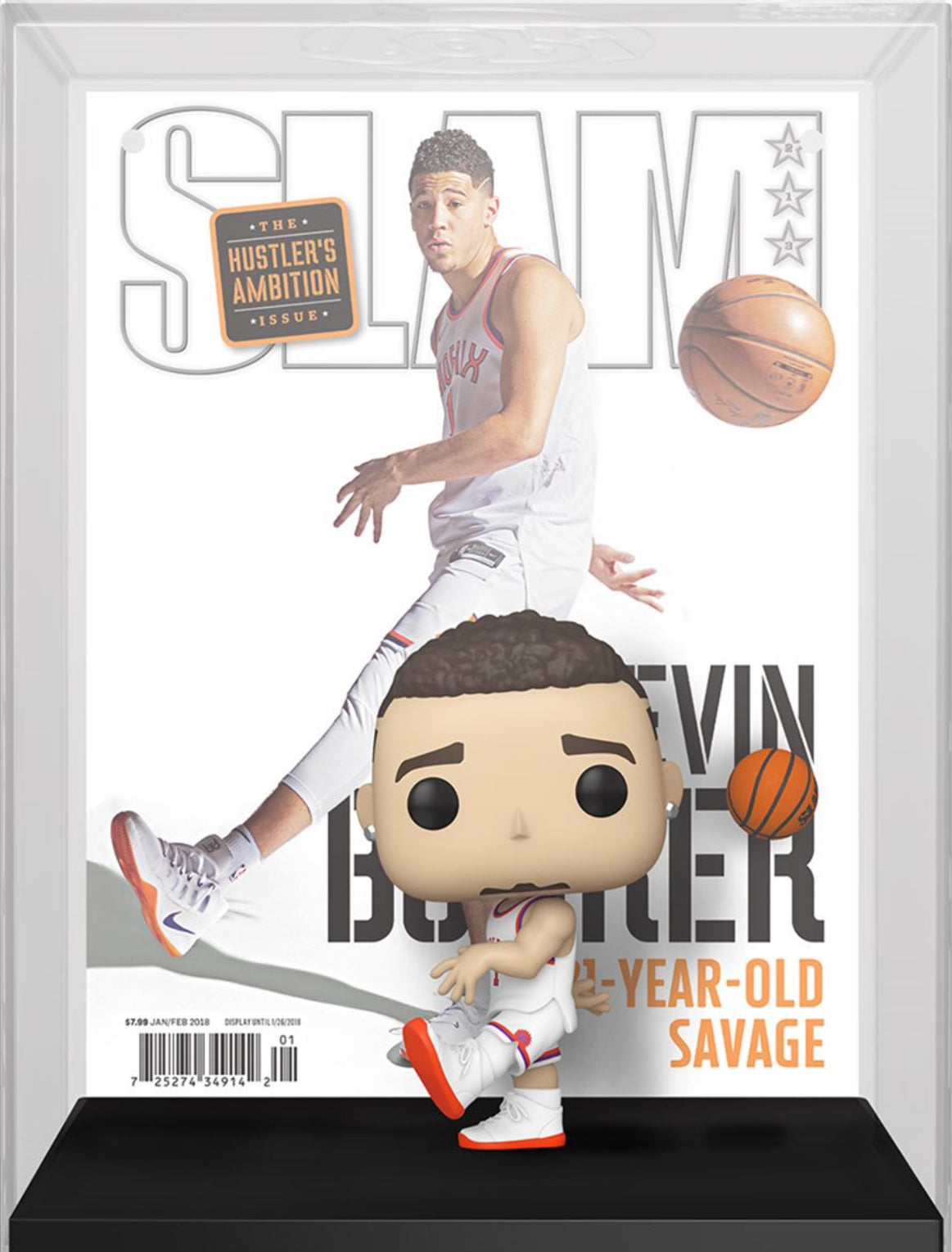 NBA SLAM Devin Booker Funko Pop! Cover Figure #17 with Case