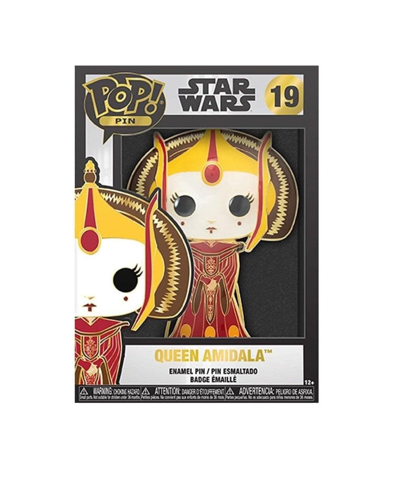 Pop! Large Enamel Pin: Star Wars ! #19 - Queen Amidala