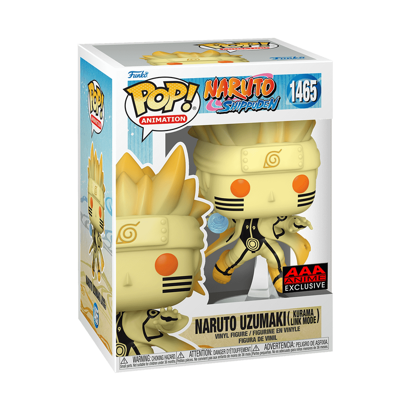 Funko Pop! Naruto Uzumaki Kurama Link Mode #1465