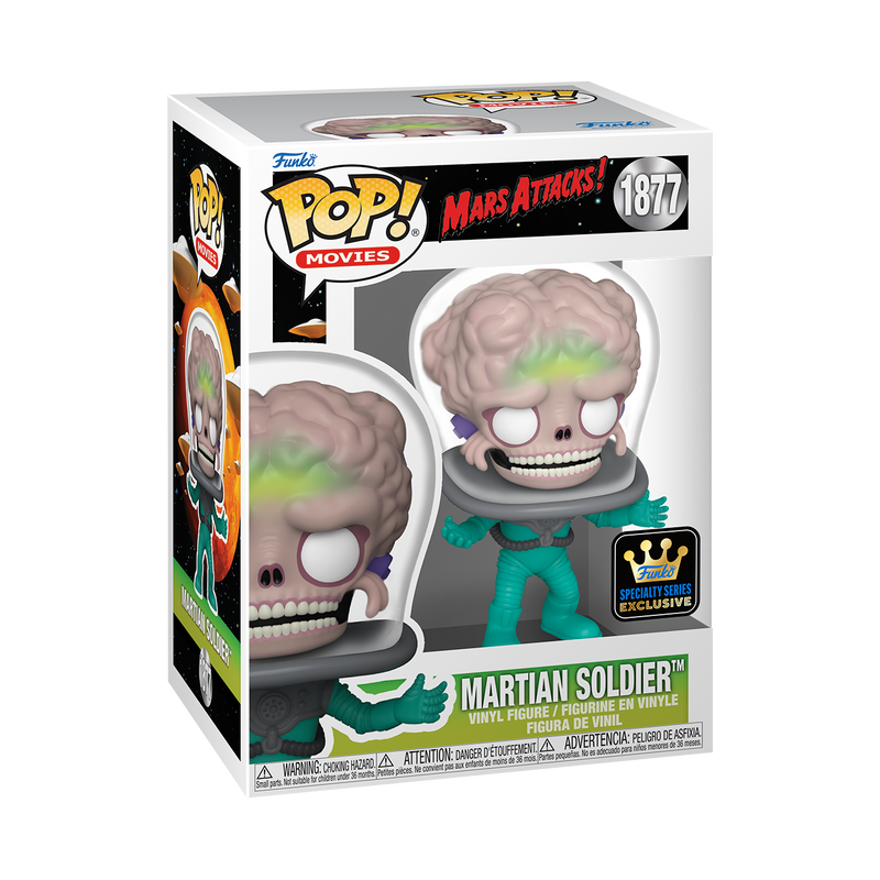 Funko Pop! Mars Attacks: Martian Soldier #1877 (Common)