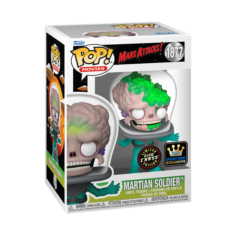 Funko Pop! Mars Attacks: Martian Soldier #1877 (Chase)