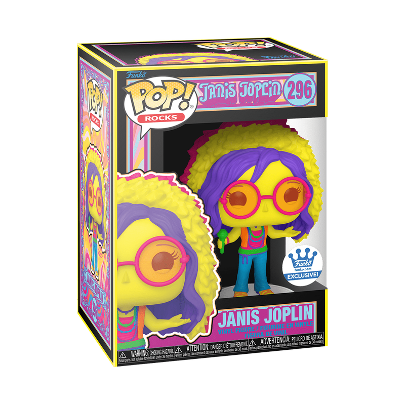 Funko Pop! Janis Joplin (Black White) #296 (Exclusive)