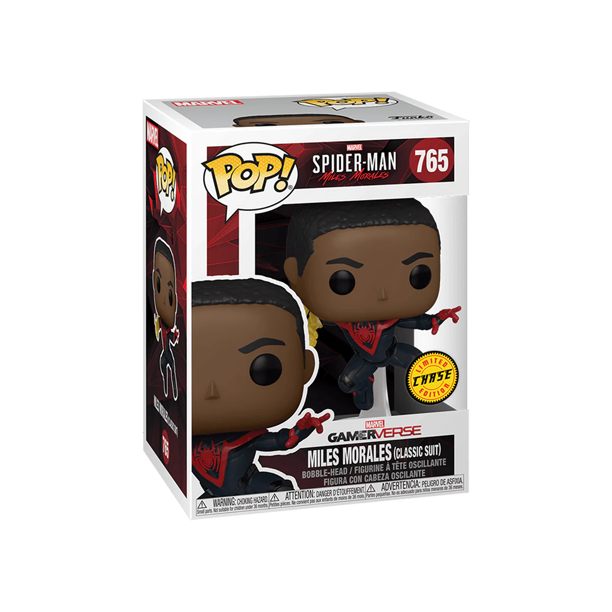 Funko Pop! Spider-man Miles Morales (Classic Suit) Chase #765