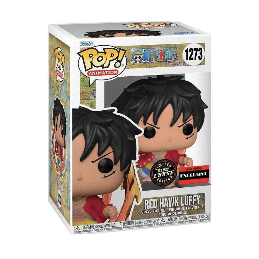 Funko Pop! One Piece Red Hawk Luffy (Chase) #1273 Exclusive