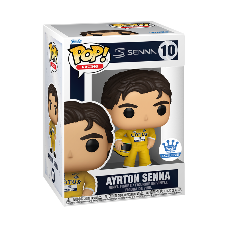 Funko Pop! Ayrton Senna (Lotus Racing Suit) #10 Exclusive