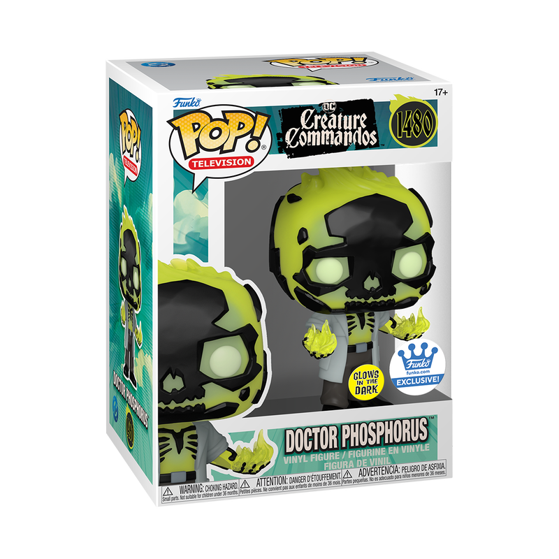 Funko Pop! DC The Creature Commandos - Dr. Phosphorus (Glow) #1480 (Exclusive)