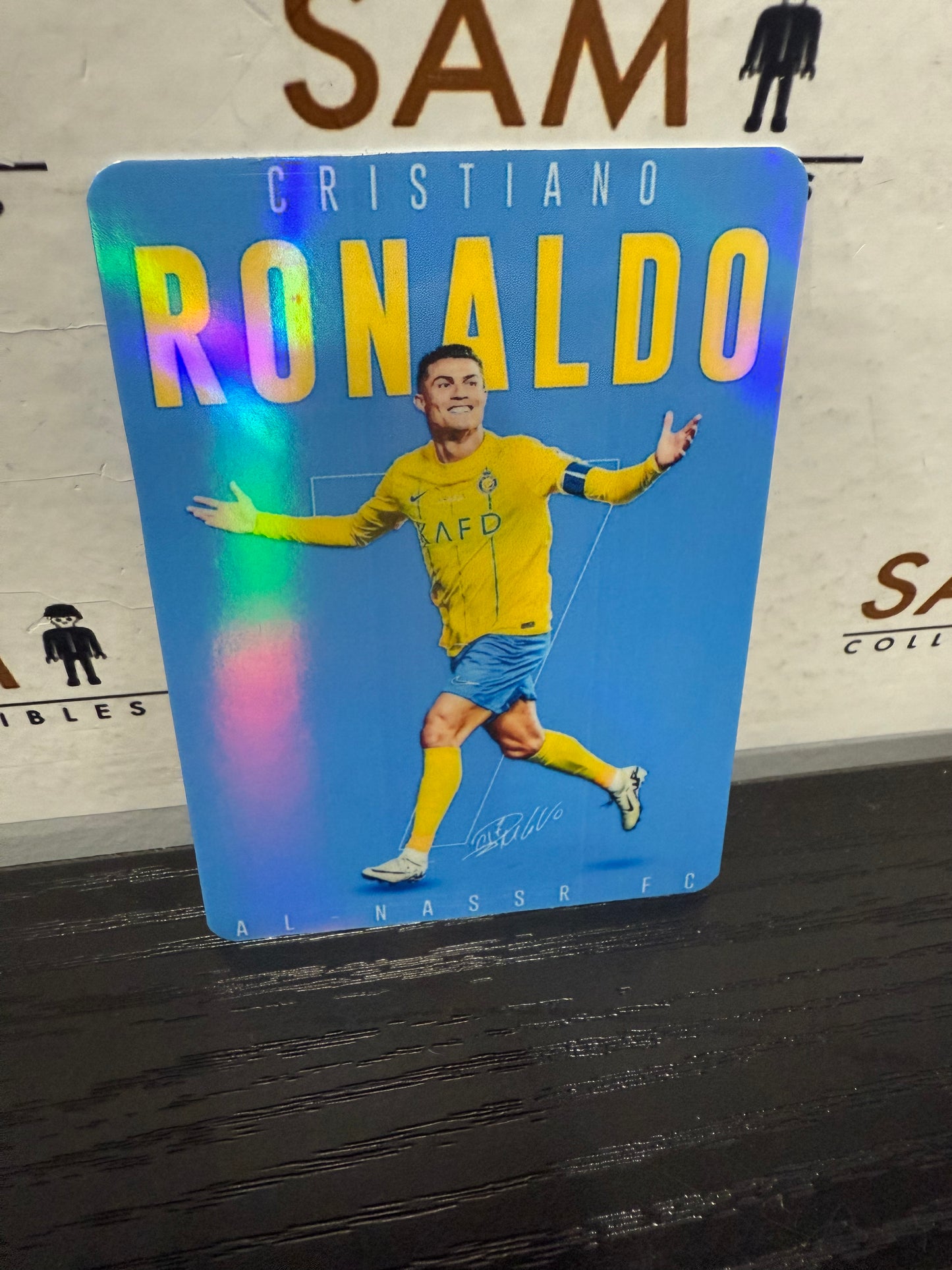 HOLO Cristiano Ronaldo Card - Soccer Card (Al- Nasr Club)