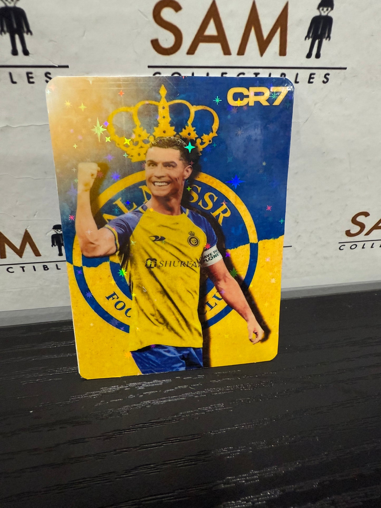 HOLO Cristiano Ronaldo Card - Soccer Card (Al- Nasr Club)