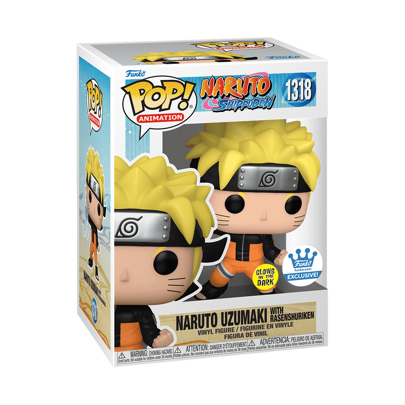 Funko Pop! Animation: Naruto Uzumaki (Glow) #1318 Exclusive