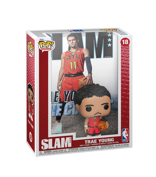 NBA SLAM Trae Young Funko Pop! Cover Figure #18 with Case