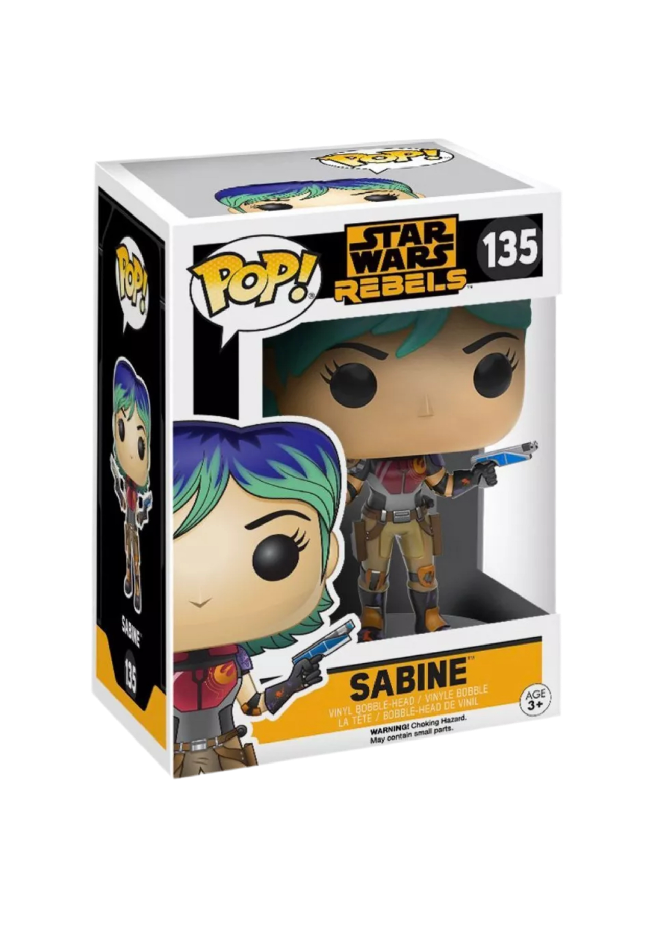 Funko Pop! Star Wars Rebels: Sabine (Unmasked) #135