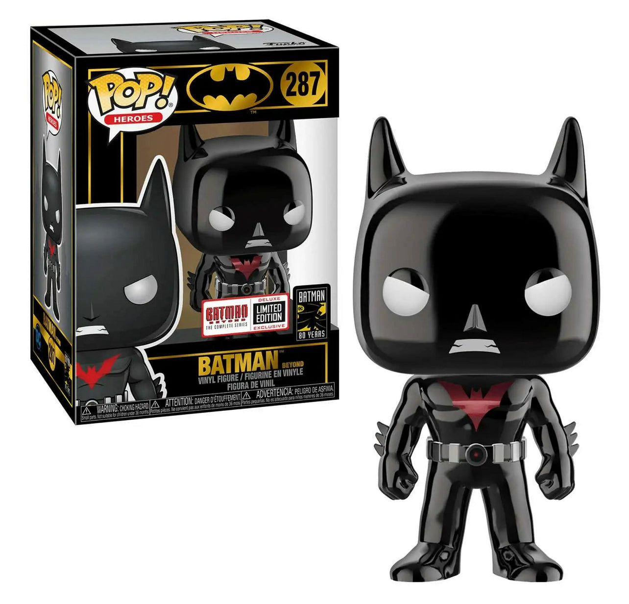 Funko Pop! Batman 80th Anniversary Vinyl Figure - Batman Beyond (Chrome) #287