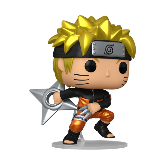 Funko Pop! Naruto: Shippuden Naruto Uzumaki with Shuriken #1843 (Chase)