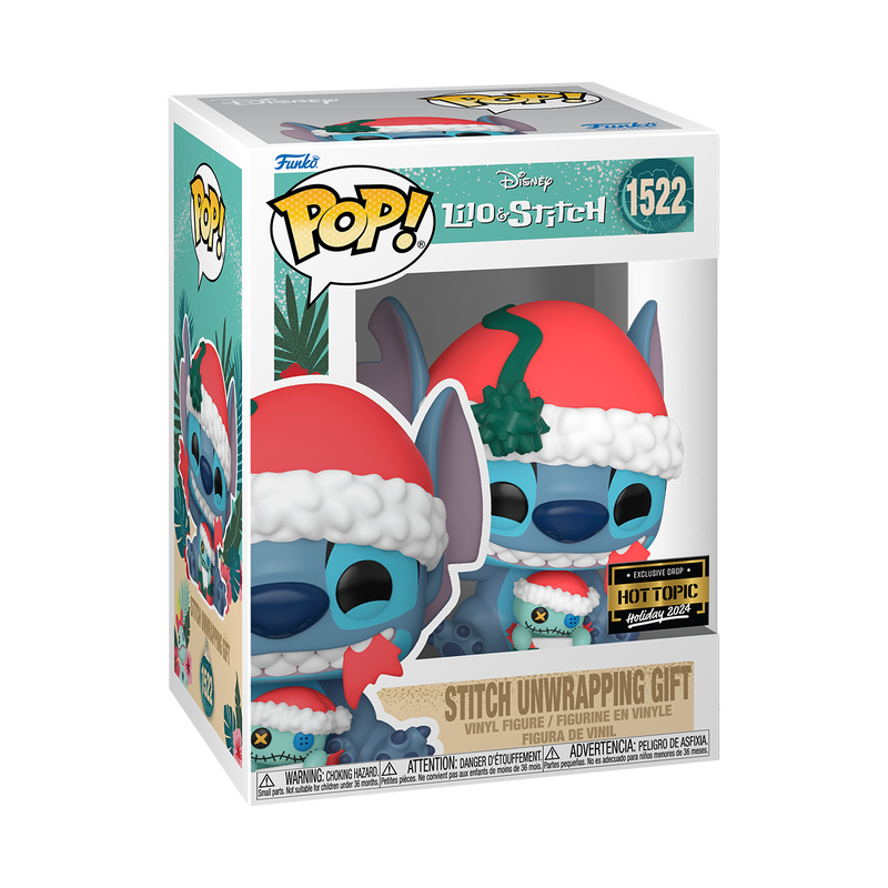 Funko Pop! Lilo & Stitch - Stitch (Unwrapping Gift) #1522 (Exclusive)