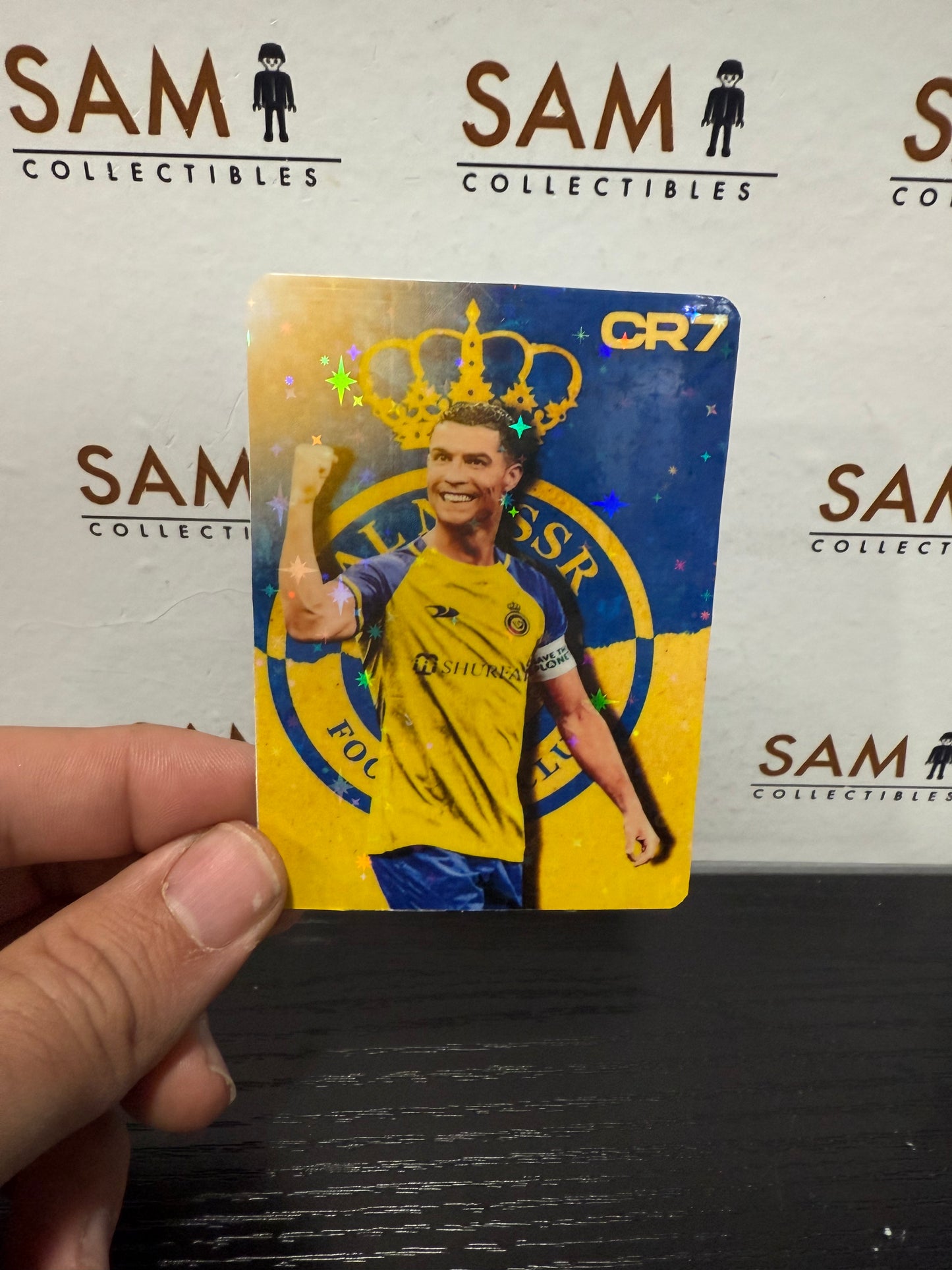 HOLO Cristiano Ronaldo Card - Soccer Card (Al- Nasr Club)