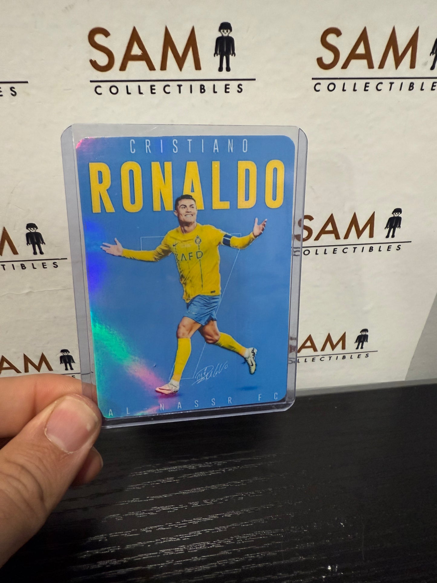 HOLO Cristiano Ronaldo Card - Soccer Card (Al- Nasr Club)