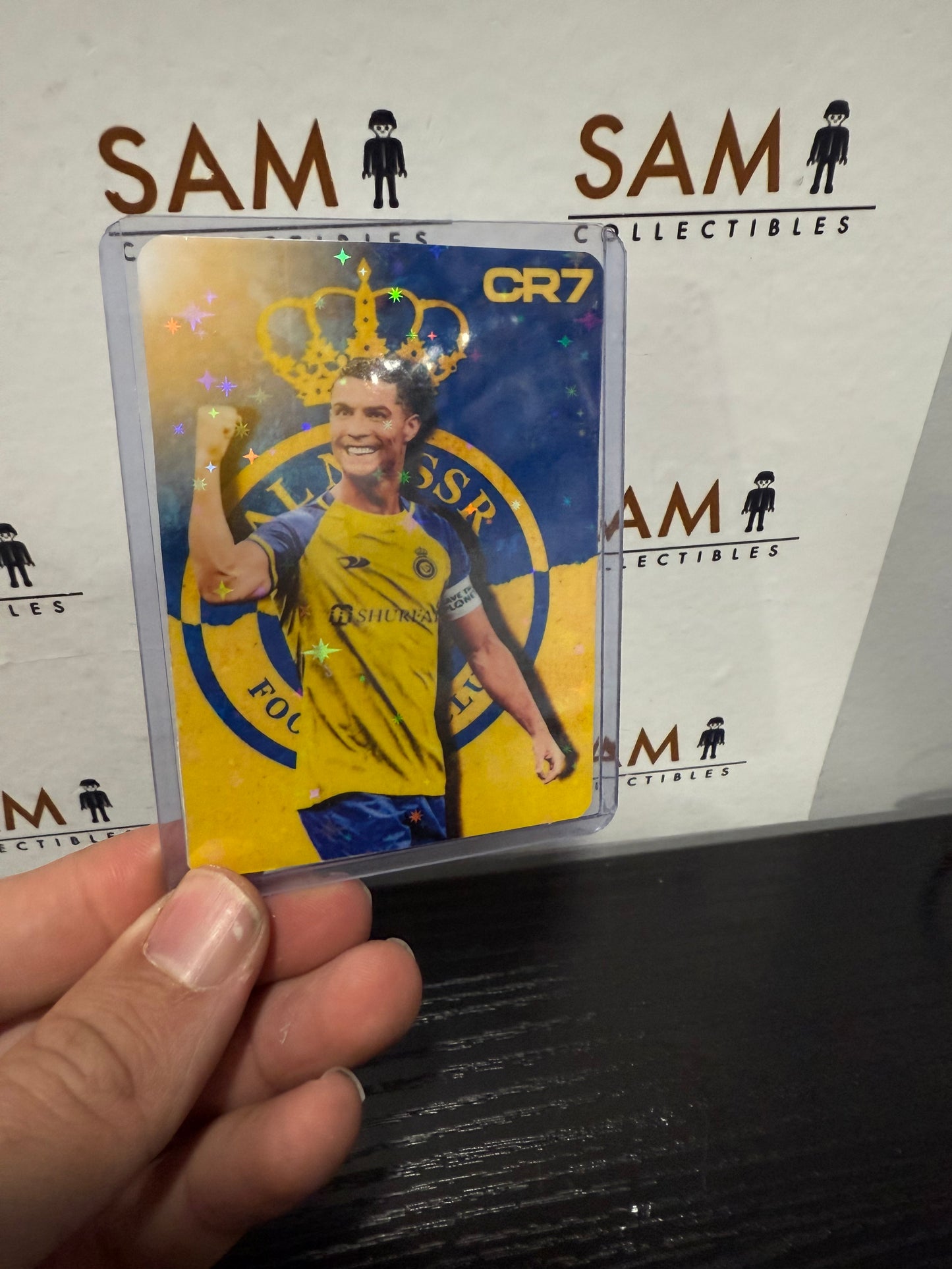 HOLO Cristiano Ronaldo Card - Soccer Card (Al- Nasr Club)