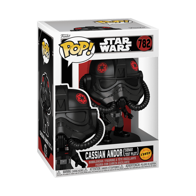 Pre-Order: Funko Pop! Star Wars: Andor Cassian Andor (Sienar Test Pilot) Wave 3 #782 (Chase)